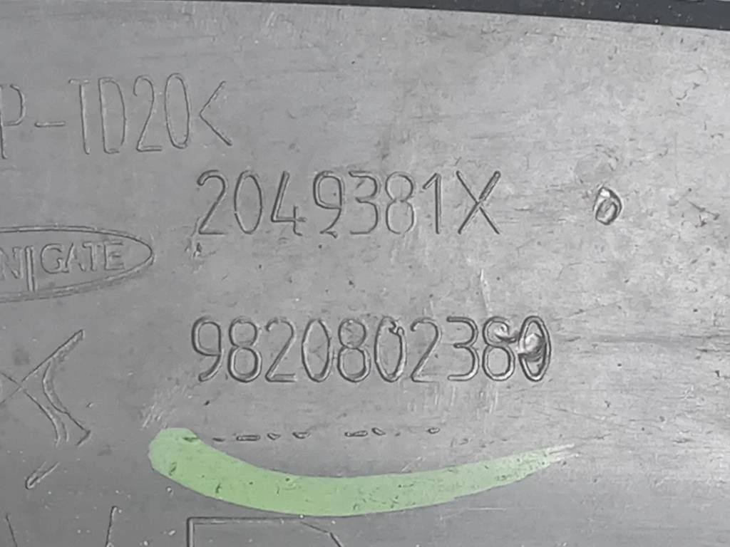 Modanatura Paracolpi Passaruota ANT DX 9820802380 Citroen DS3 Crossback 2018