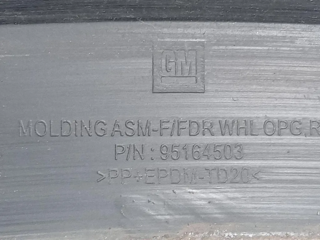 Modanatura Paracolpi Passaruota ANT DX 95164503 Opel Mokka 2013