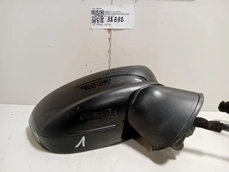 Retrovisore Esterno ANT DX 024228 Mazda 3 III 2016