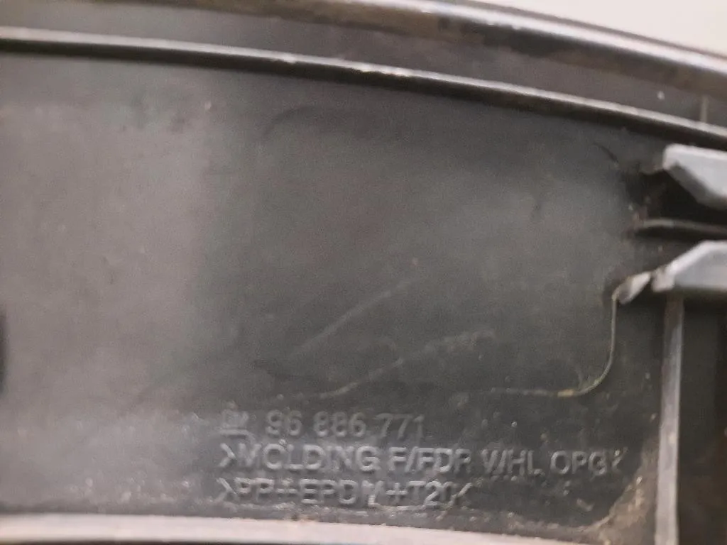 Modanatura Paracolpi Passaruota ANT SX 96886771 Chevrolet Orlando 2011