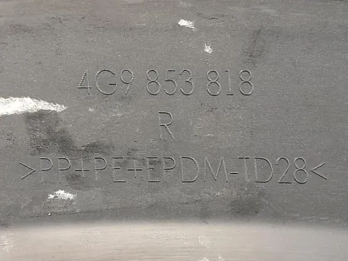 Modanatura Paracolpi Passaruota POST DX 4G9853818 Audi A6 4GC 2014