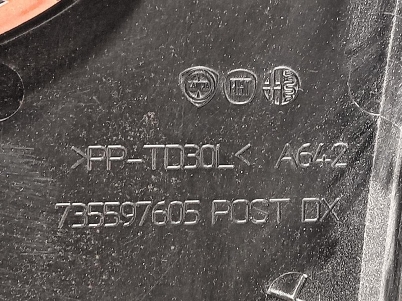 Modanatura Paracolpi Passaruota POST DX 735597605 Fiat Panda II 2009