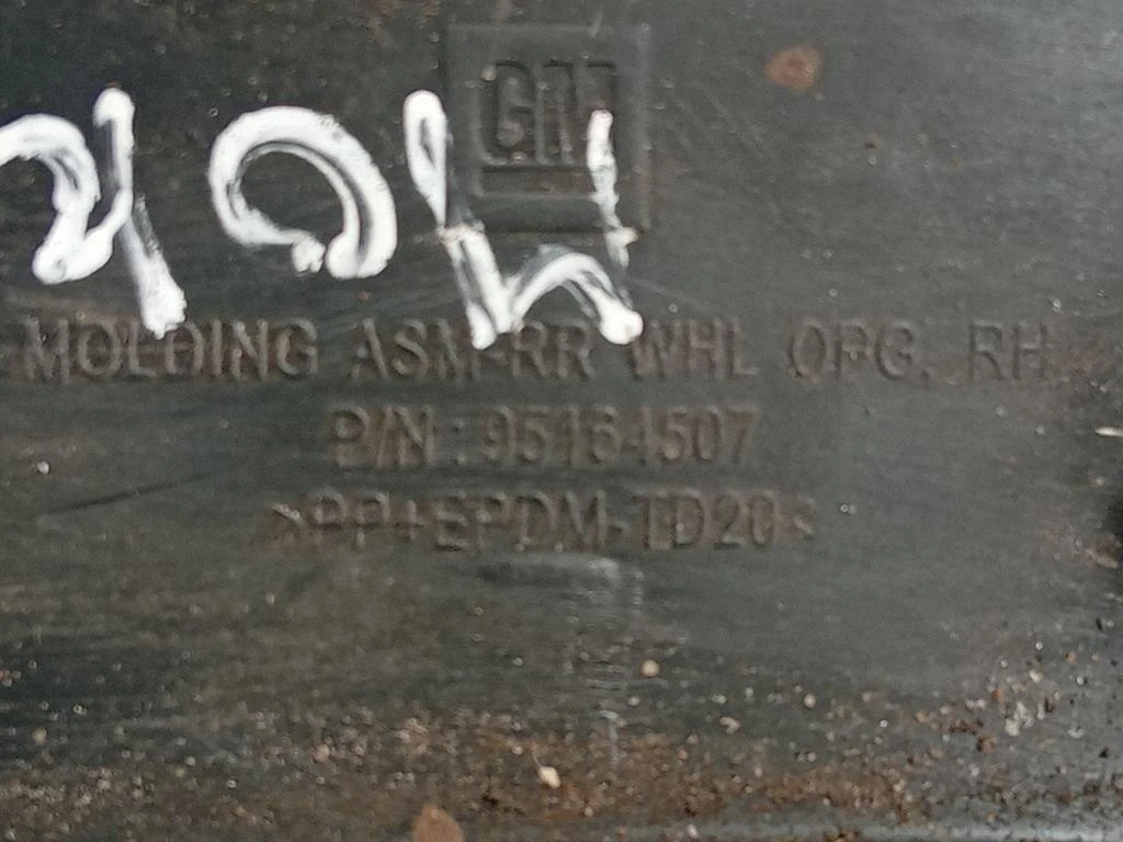 Modanatura Paracolpi Passaruota POST DX 95164507 Opel Mokka 2013