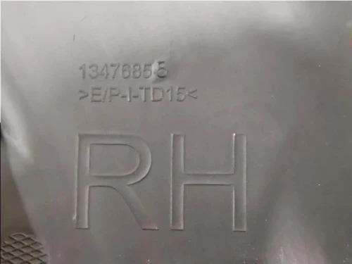 Modanatura Paracolpi Passaruota POST SX 112014A2 Citroen C3 II 2013