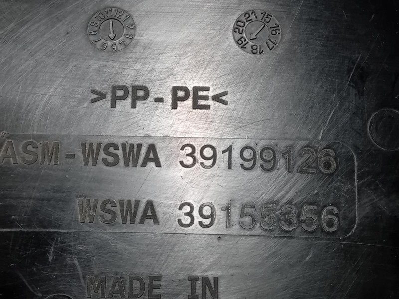 Modanatura Paracolpi Passaruota POST SX 735597606 Fiat Panda II 2009