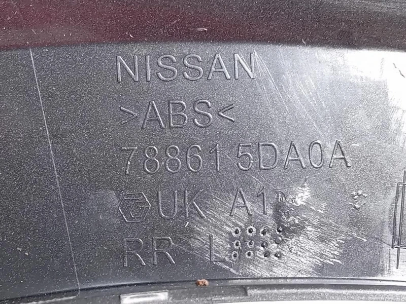 Modanatura Paracolpi Passaruota POST SX 788615DA0A Infiniti Q30 2015