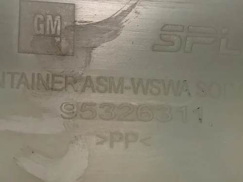 Vaschetta Tergicristalli 95326311 Opel Mokka 2013