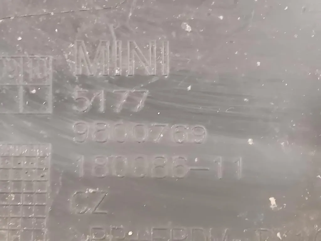 Modanatura Paracolpi Passaruota POST SX 5177 9800769 Mini Countryman Cooper R60 2010