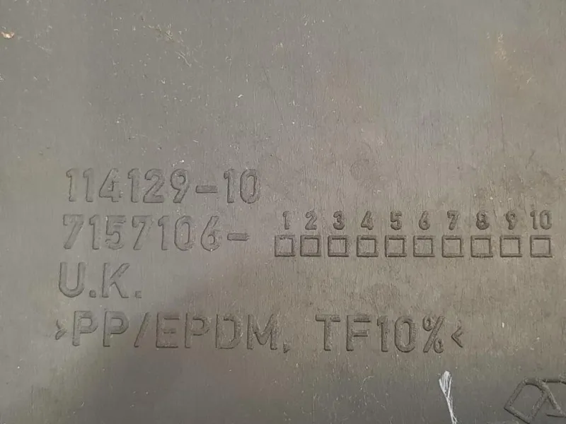 Modanatura Paracolpi Passaruota POST SX 114129-10 715710 Mini MINI Cooper R56 2007