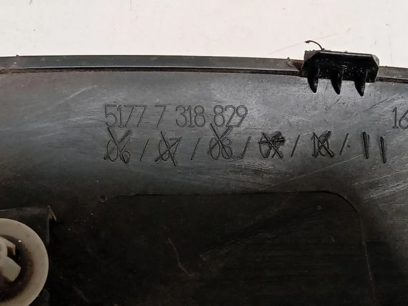 Modanatura Paracolpi Passaruota POST SX 51777318829 Mini MINI ONE F55 2014