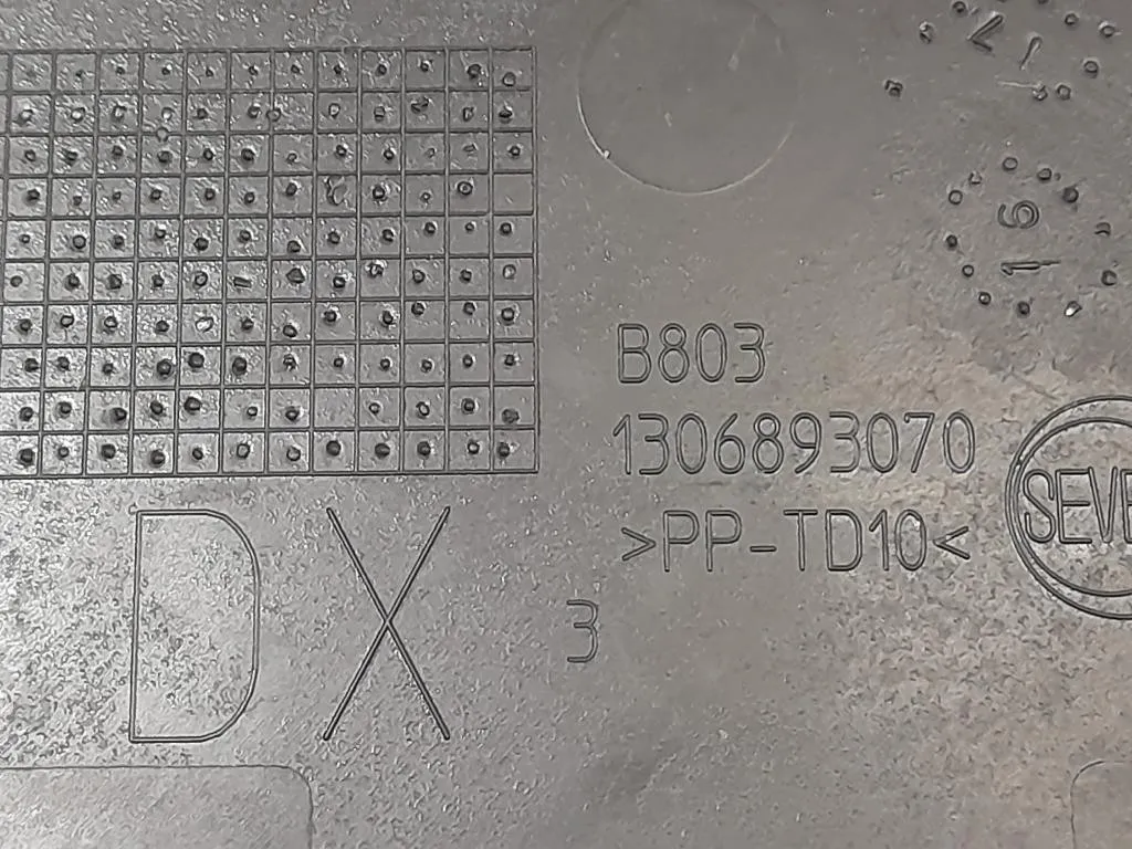 Modanatura Paracolpi Porta INF ANT DX 1306893070 Citroen Jumper III 2014