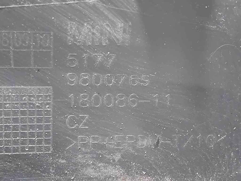 Modanatura Paracolpi Porta POST SX 5177 9800769 Mini Countryman ONE R60 2014