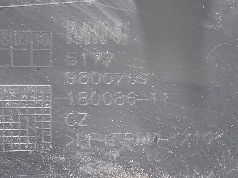 Modanatura Paracolpi Porta POST SX 5177 9800769 Mini Countryman ONE R60 2014