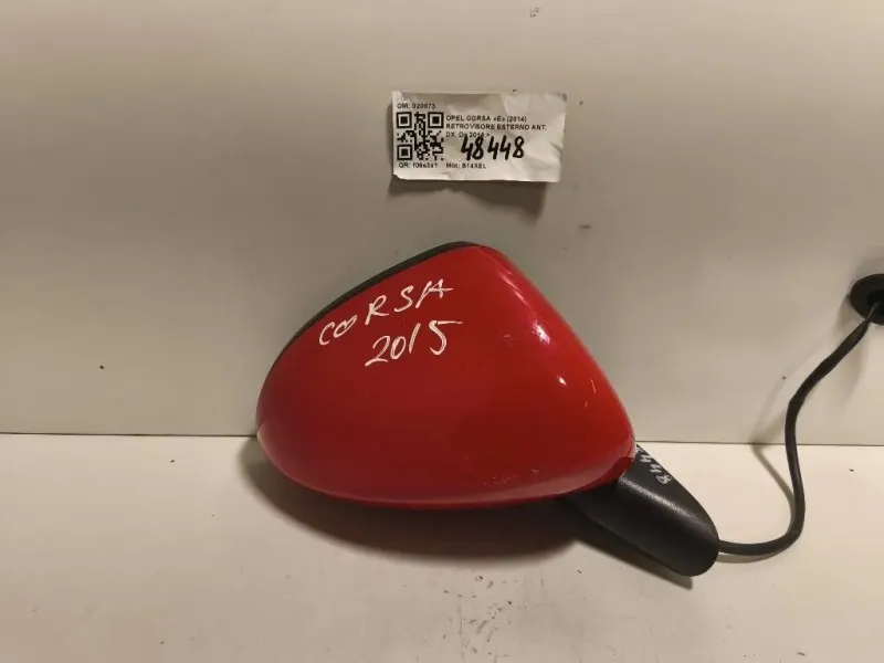 Retrovisore Esterno ANT DX SPECCHIO SPECCHIETTO VETRO Opel Corsa E 2014