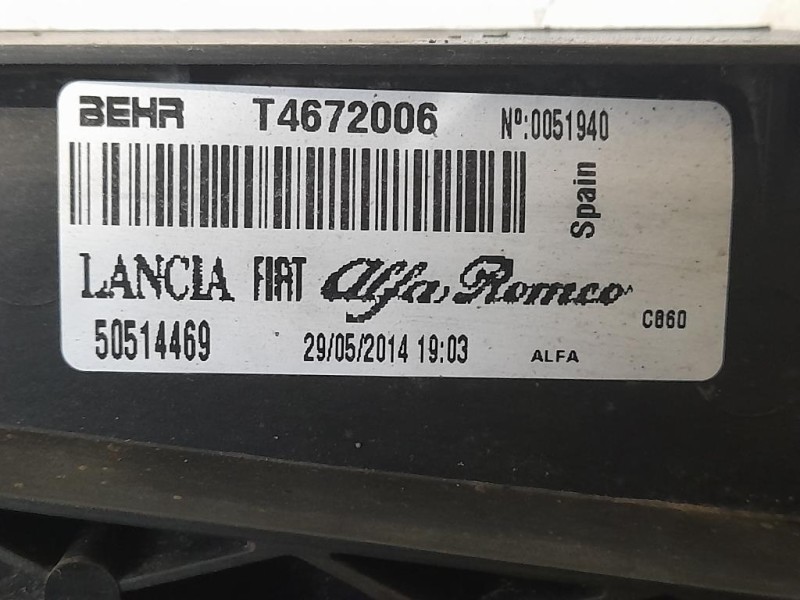 Ventola Raffreddamento T6928002 Alfa Romeo Giulia 2016
