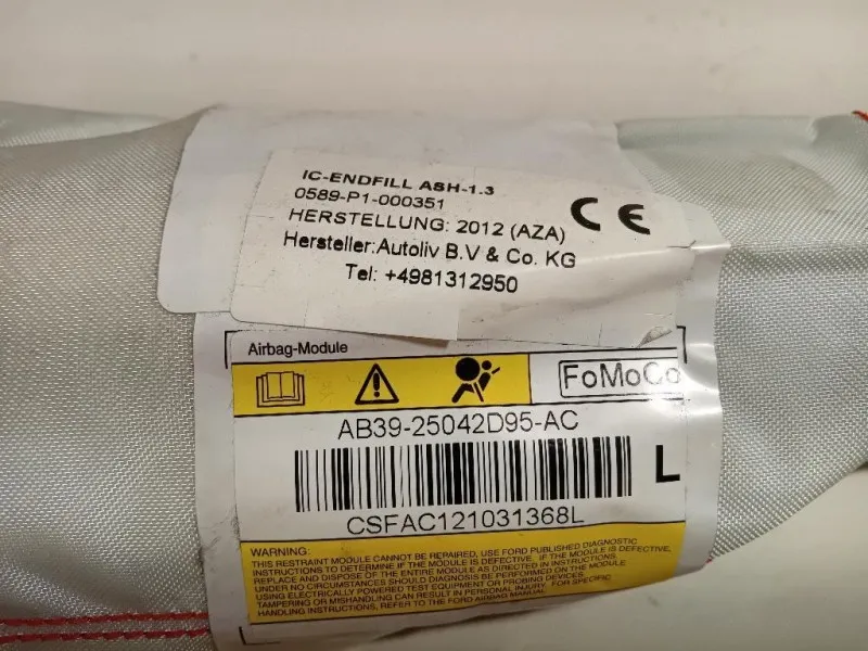 Air-bag A Tendina SX AB39-25042D95-AC Ford Ranger IV 2012