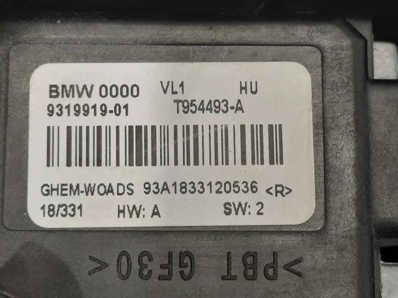 Ventola Raffreddamento 9319919-01 Bmw Serie 3 F30 Berlina 2012