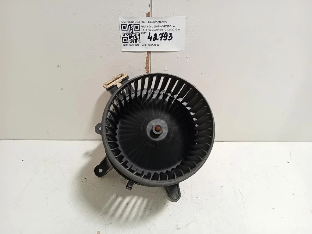 Ventola Raffreddamento VENTOLA RAFFREDDAMENTO Fiat 500L 2013