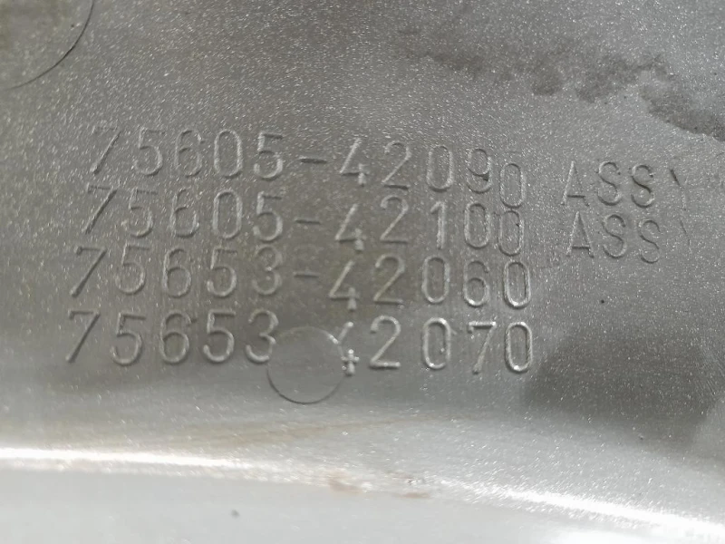 Modanatura Parafango SUP POST DX 7560542090 Toyota RAV 4 II 2000