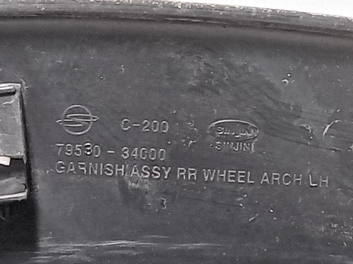 Modanatura Parafango SUP POST SX 79530-34000 Ssangyong Korando III 2011