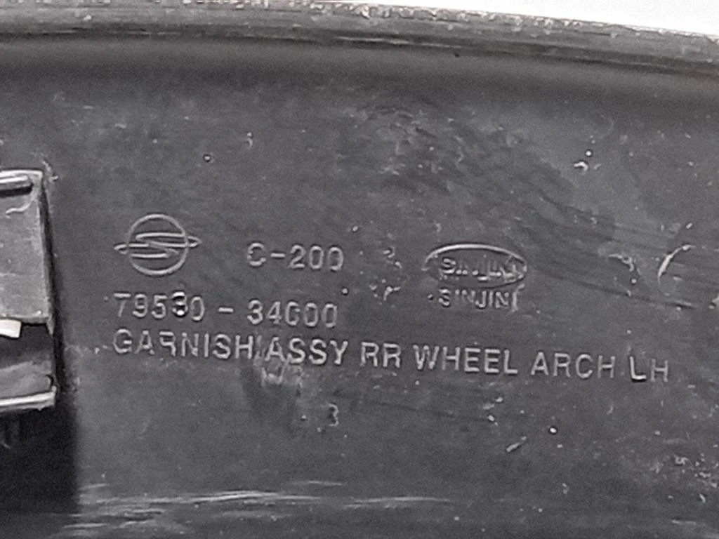 Modanatura Parafango SUP POST SX 79530-34000 Ssangyong Korando III 2011