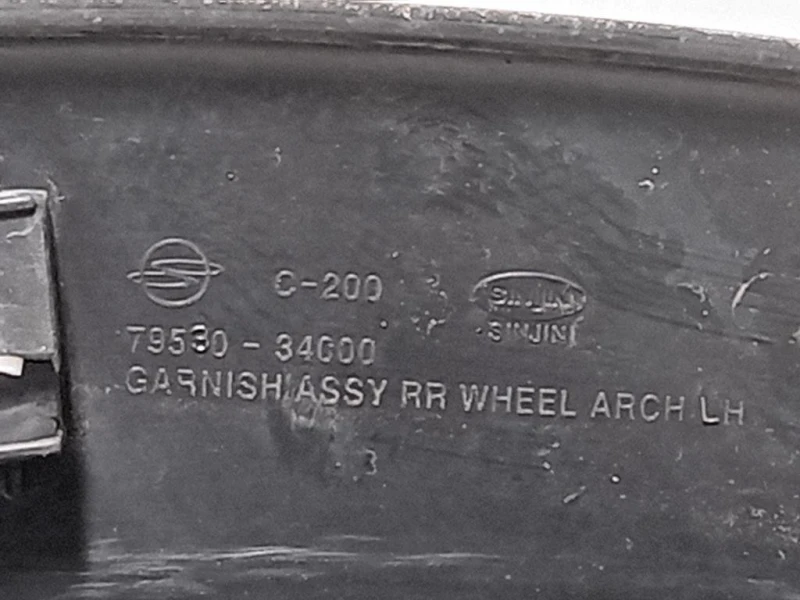 Modanatura Parafango SUP POST SX 79530-34000 Ssangyong Korando III 2011