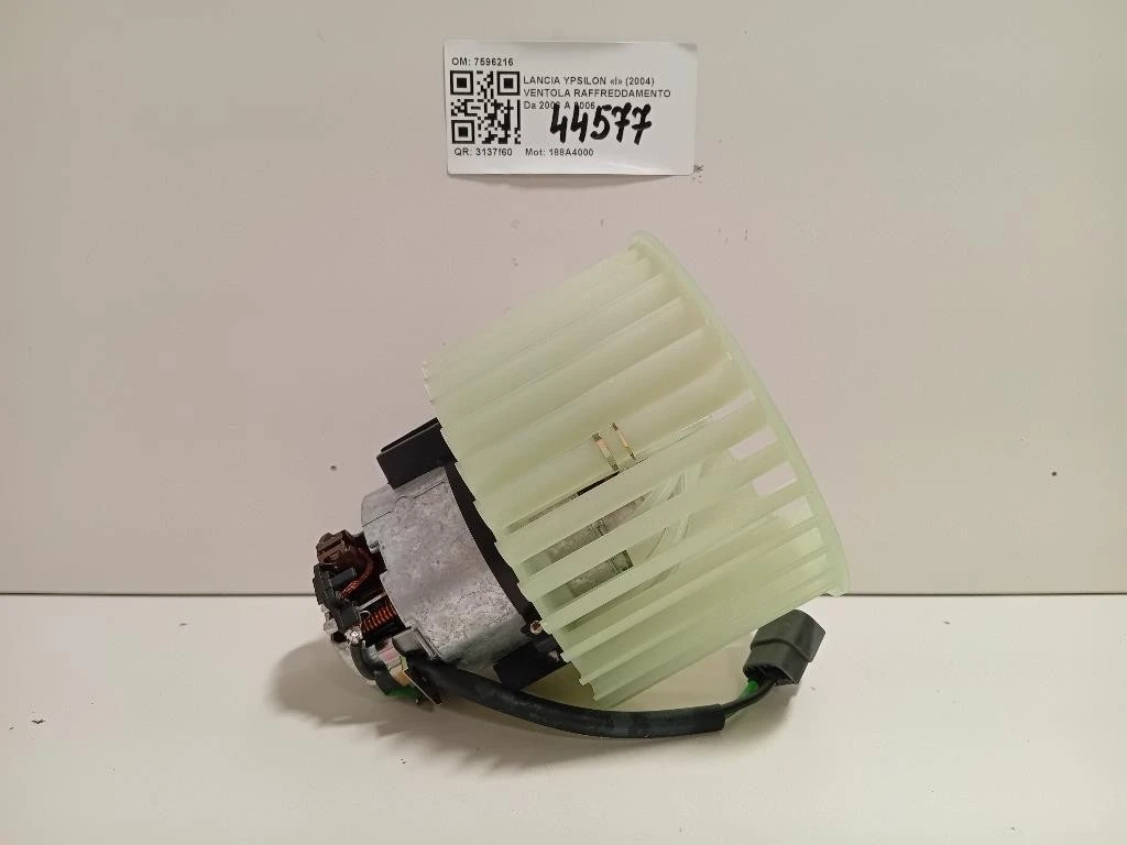 Ventola Raffreddamento 7596216 Lancia Ypsilon I 2004