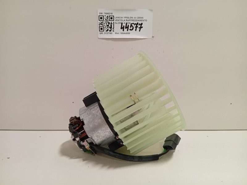 Ventola Raffreddamento 7596216 Lancia Ypsilon I 2004