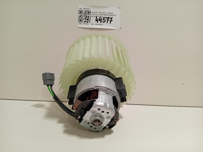 Ventola Raffreddamento 7596216 Lancia Ypsilon I 2004