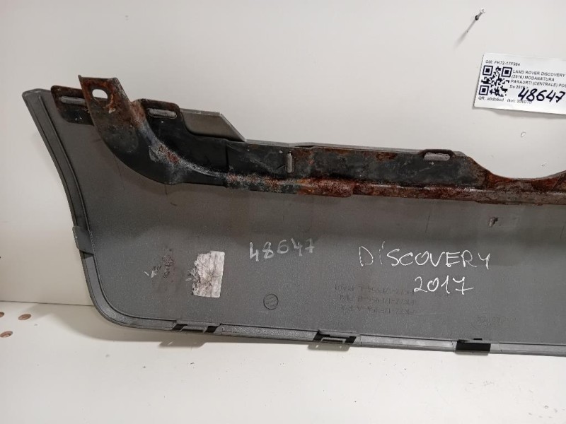 Modanatura Paraurti Centrale POST FK72-17F954 Land Rover Discovery V 2016