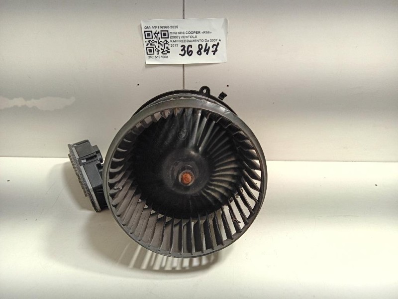Ventola Raffreddamento MF116360-2025 Mini MINI Cooper R56 2007