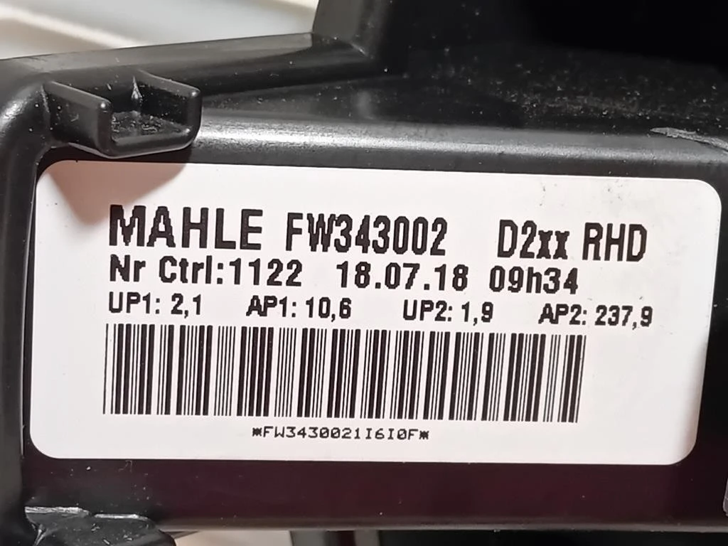 Ventola Raffreddamento FW343002 Opel Astra K 2016