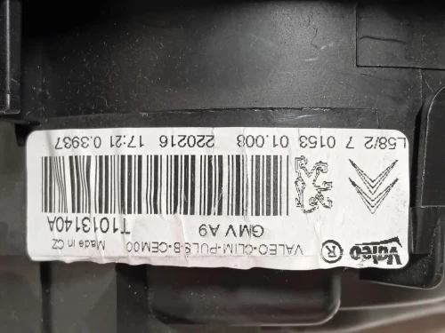 Ventola Raffreddamento T1013140A Peugeot 2008 I 2016