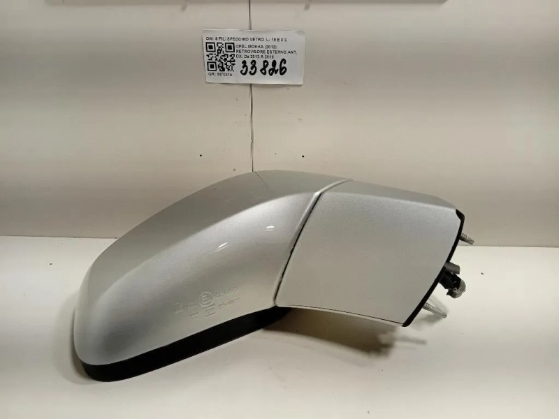 Retrovisore Esterno ANT DX 6 FILI SPECCHIO VETRO Opel Mokka 2013
