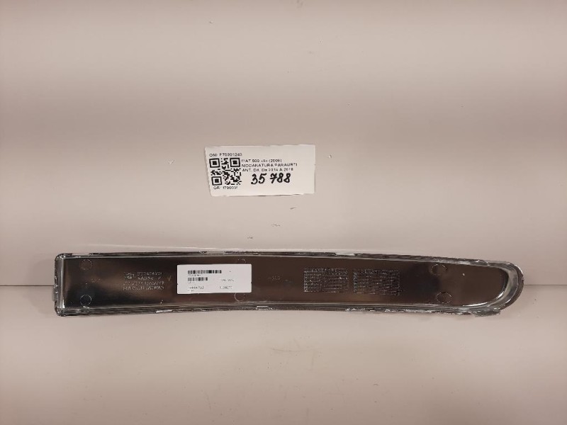 Modanatura Paraurti ANT DX FT0301243 Fiat 500 II 2008