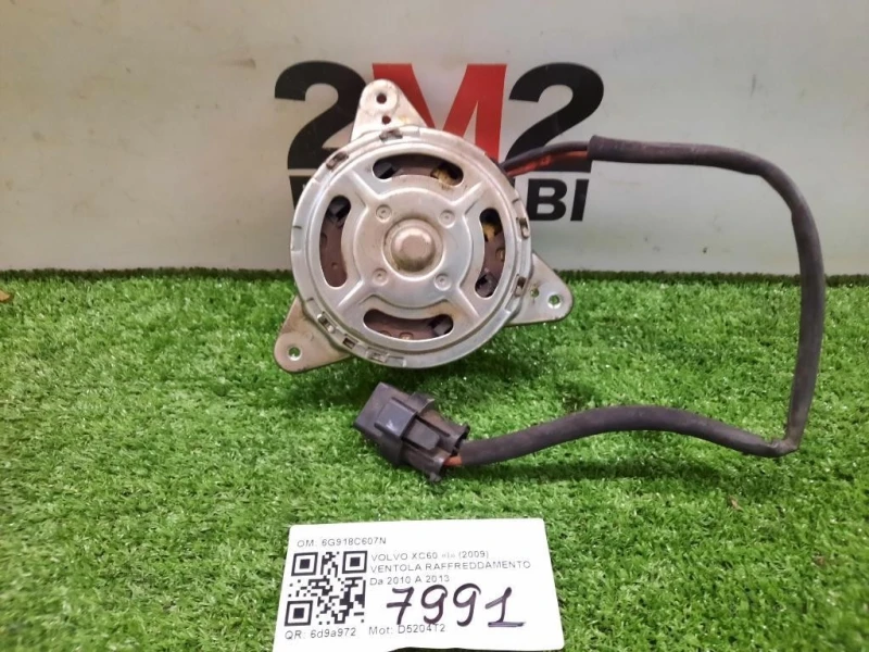 Ventola Raffreddamento 6G918C607N MOTORINO Volvo XC60 I 2009