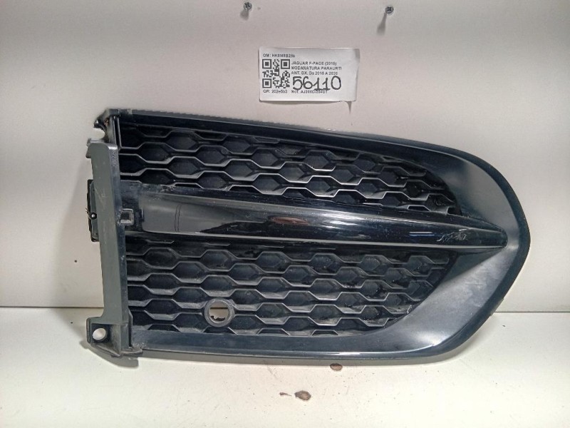 Modanatura Paraurti ANT DX HK8M8B289 Jaguar F-pace 2015