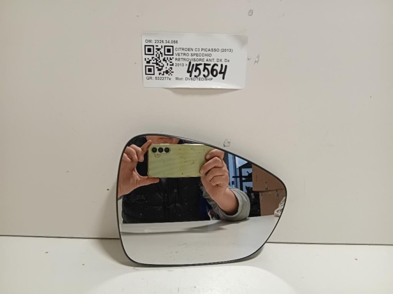 Retrovisore Esterno ANT DX 026673 Opel Mokka 2013