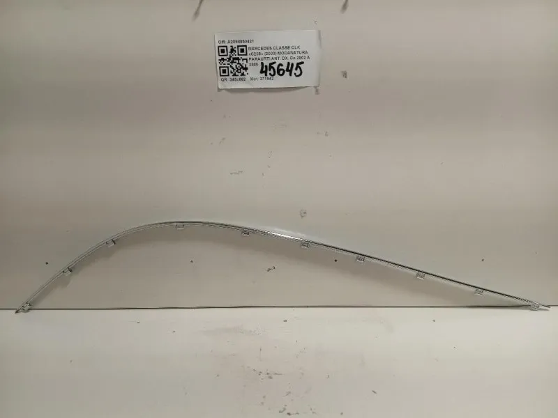 Modanatura Paraurti ANT DX A2098850421 Mercedes Classe CLK C209 2003