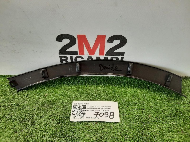 Modanatura Paraurti ANT DX 52112-42100 DX Toyota RAV 4 IV 2013