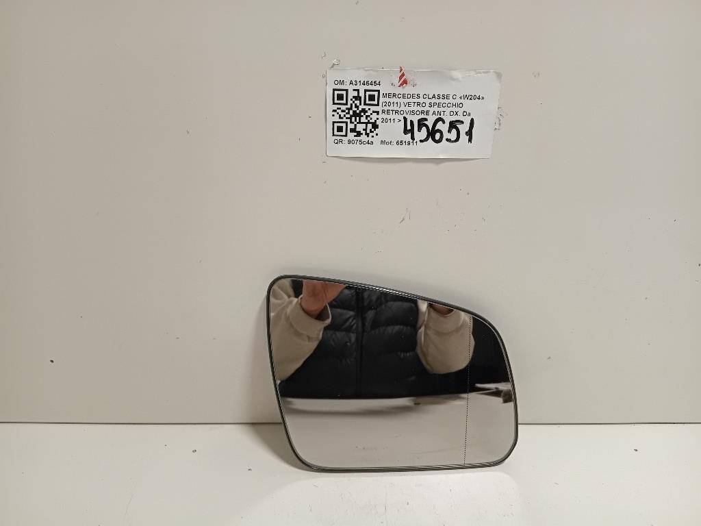 Vetro Specchio Retrovisore ANT DX A3146454 Mercedes Classe C W204 2011