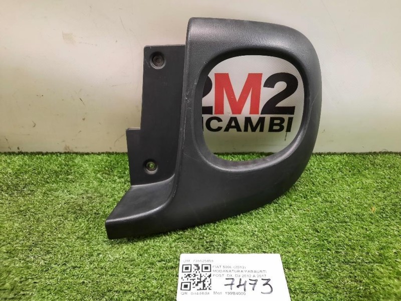 Modanatura Paraurti POST DX 735525859 DX Fiat 500L 2013
