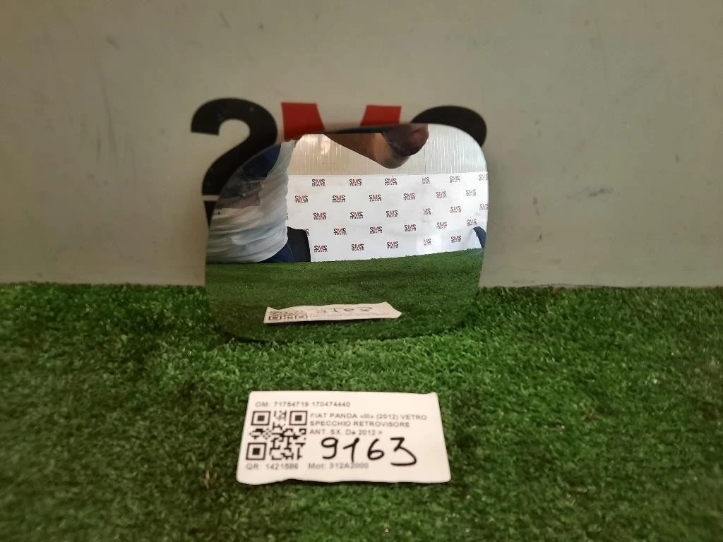 Vetro Specchio Retrovisore ANT SX 71754719 170474440 Fiat Panda III 2012