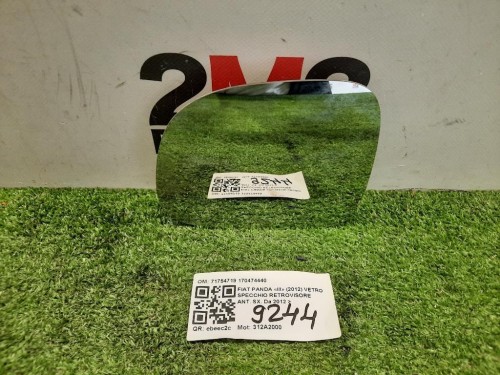 Vetro Specchio Retrovisore ANT SX 71754719 170474440 Fiat Panda III 2012