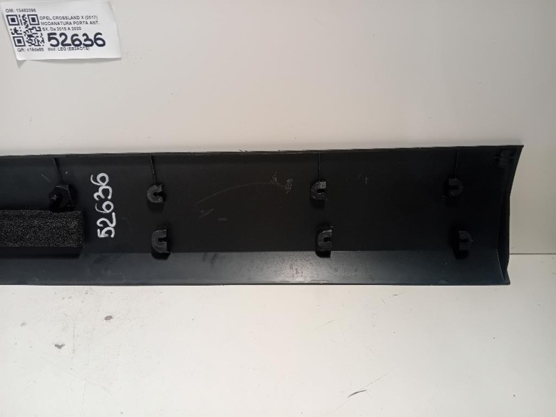 Modanatura Porta ANT SX 13482096 Opel Crossland X 2017