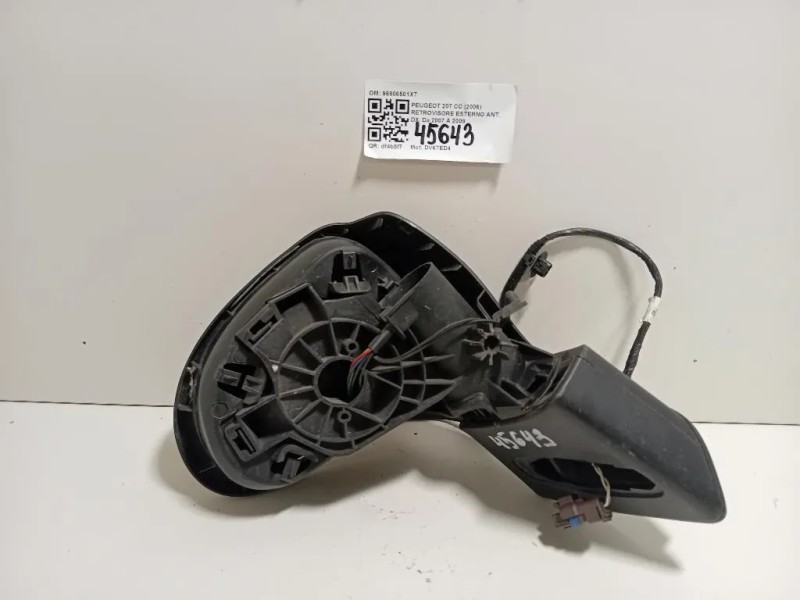 Retrovisore Esterno ANT DX 96806501XT Peugeot 207 CC 2006