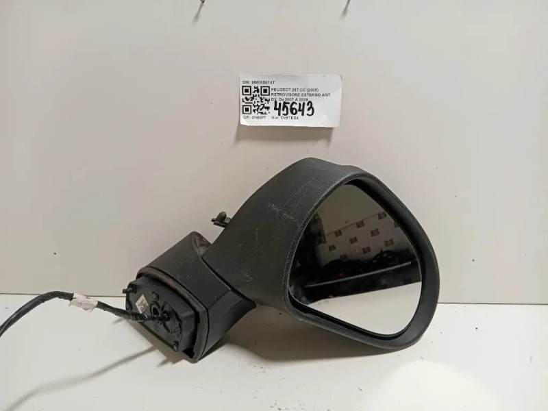 Retrovisore Esterno ANT DX 96806501XT Peugeot 207 CC 2006