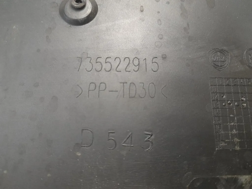 Modanatura Portello POST 735522915 Fiat 500L 2013