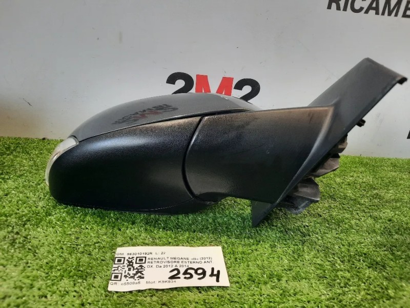 Retrovisore Esterno ANT DX 963010192R Renault Mégane III 2012