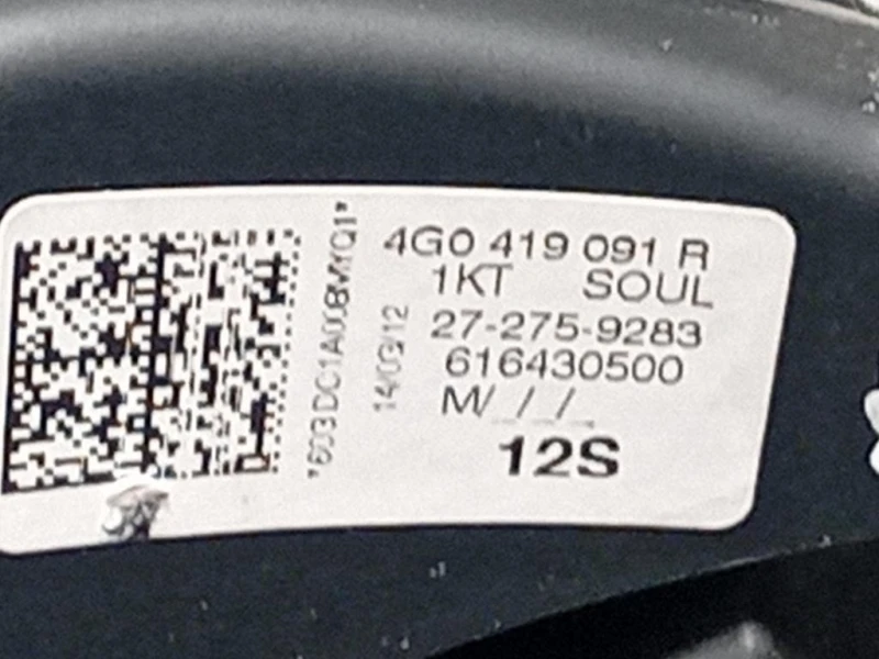 Volante 4G0 419 091 R Audi A1 8XA Sportback 2012